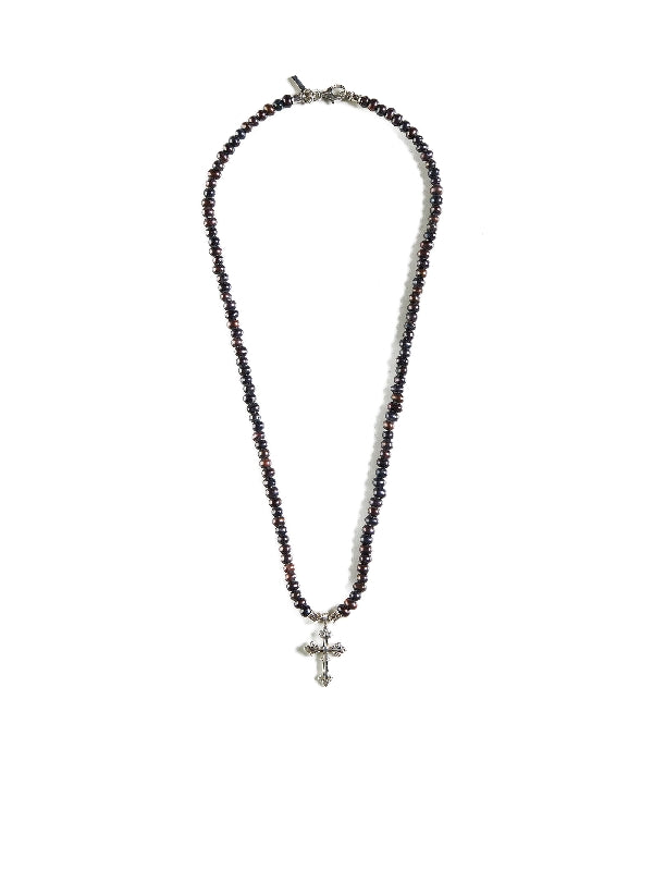 Avelli Cross Pendant Pearl Necklace