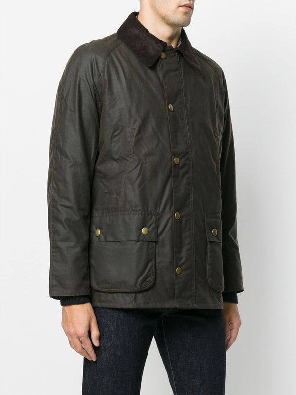 ashby corduroy collar wax jacket