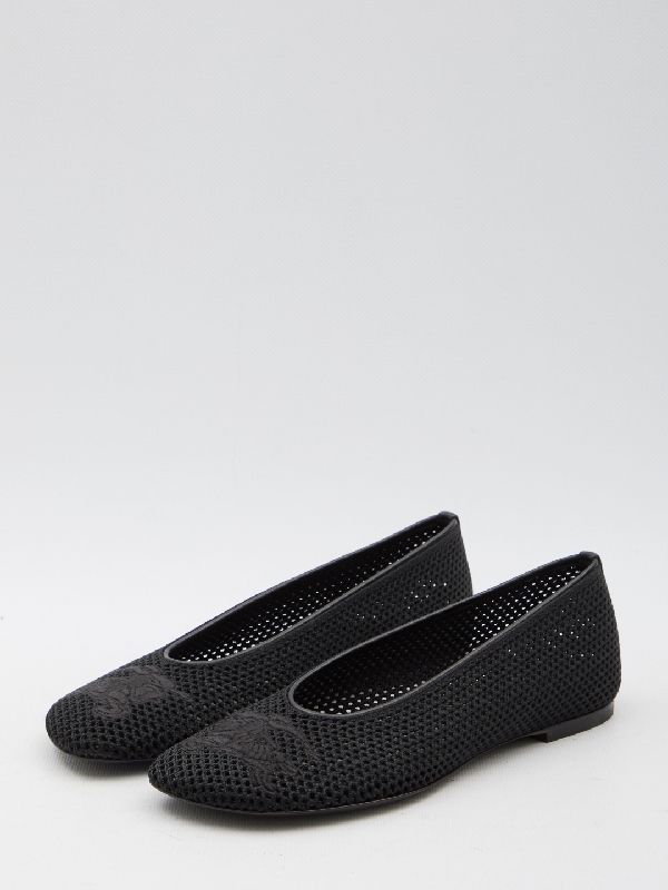 Ekd Logo Mesh Flat Shoes