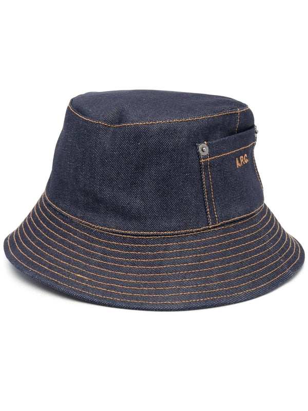 A.P.C. Navy Bucket Hat