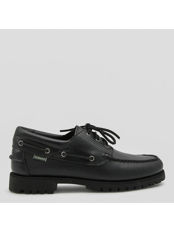 Sebago Black Boat Shoes