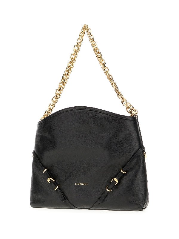 Voyou Chain Leather Medium
  Shoulder Bag