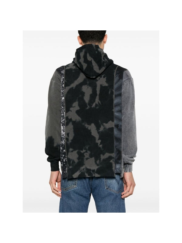 Printing Panel Cotton Blend Hoodie