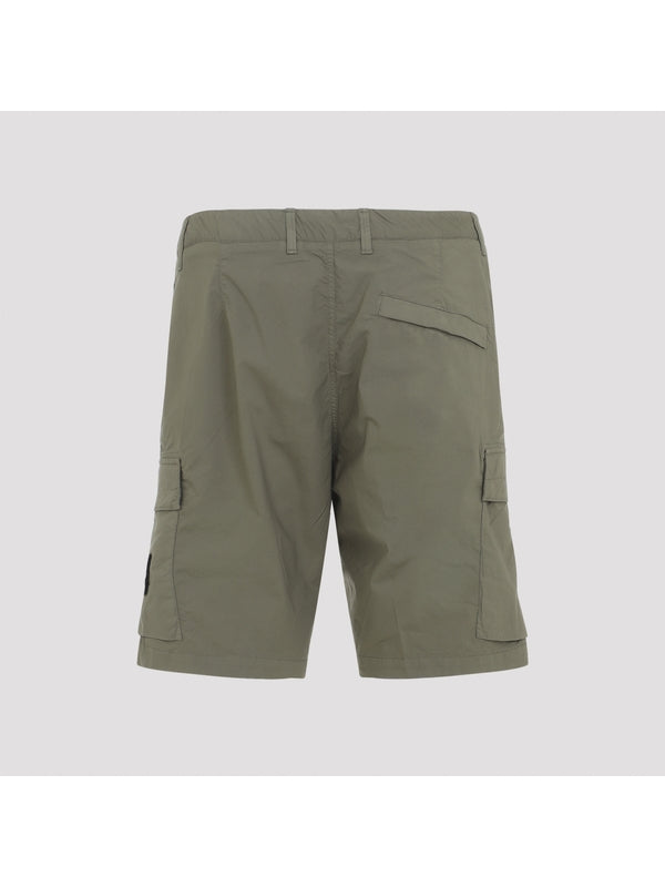Wappen Patch Cargo Pocket Cotton Shorts