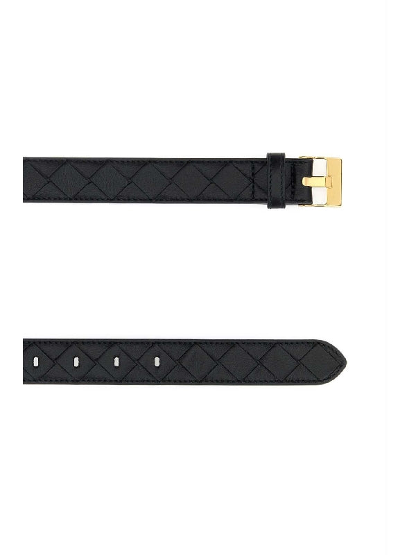 BELT 799048VCPP5 1019 Black Leather Belts