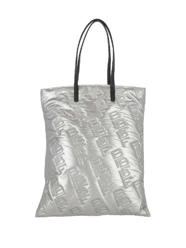 By Far Bags Silver Tote Bags