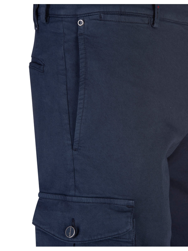 Logo Tab Multi Pocket Shorts