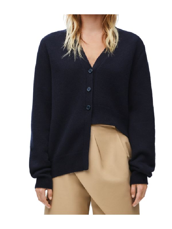 Asymmetric Cashmere
  Cardigan