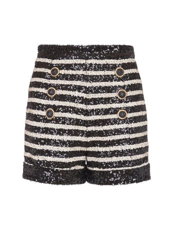 Stripe Rhinestone Skirt