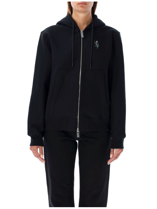 BURBERRY - Back Logo Embroidery Hoodie
  Zip-Up - Jente