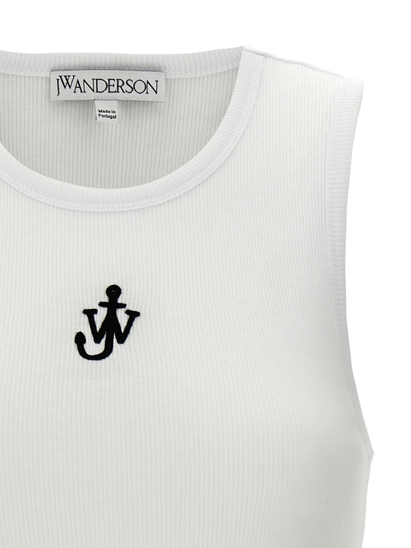 Anchor Logo
  Embroidered Ribbed Tank Top