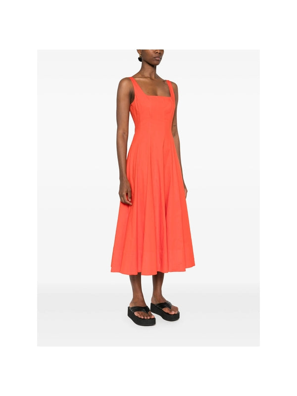 Wells Sleeveless Midi Dress