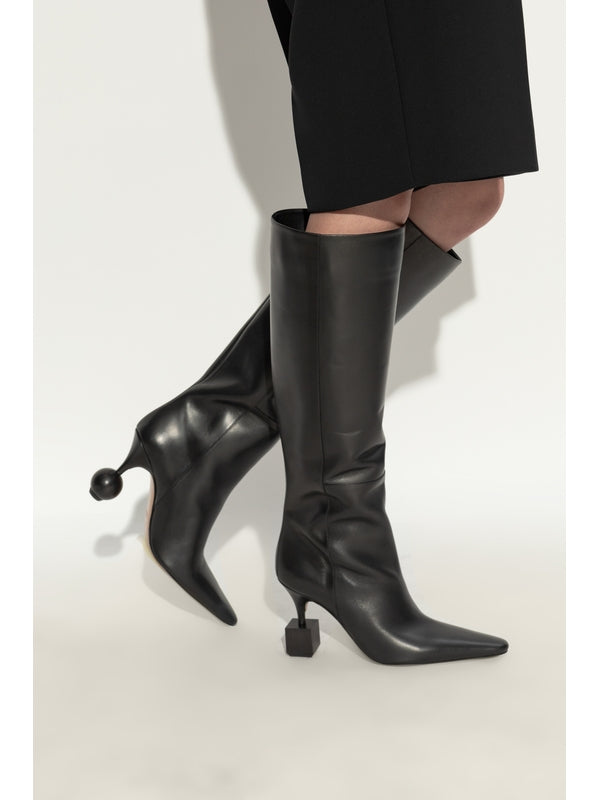 Bijou Leather High Boots