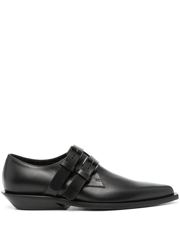 Bowie Leather Monk Strap Shoes