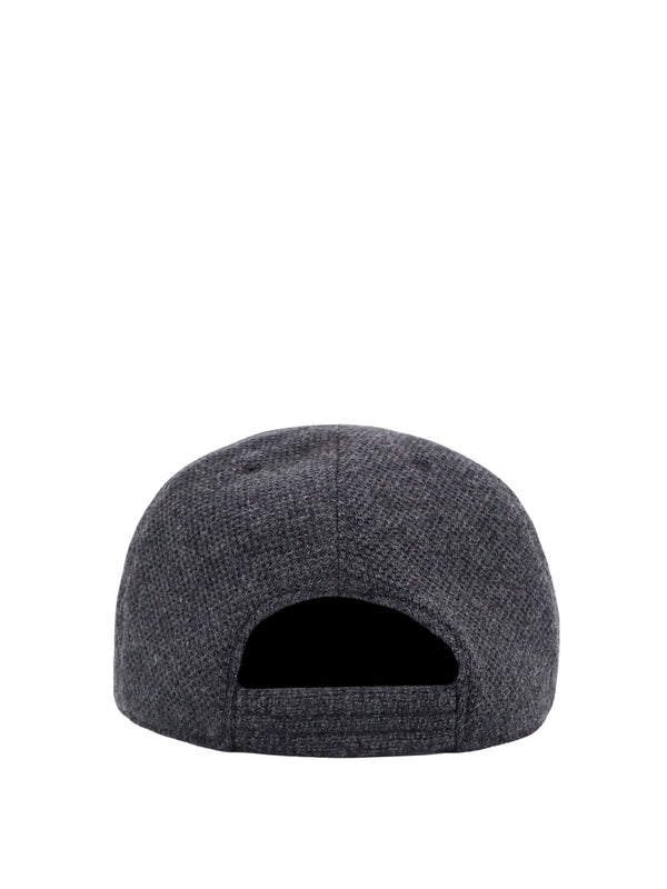 Logo Cashmere Ball Cap