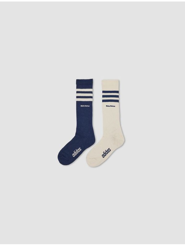 Adidas Logo Embroidery Ribbed Socks