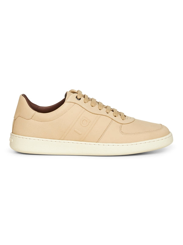 Ferragamo Beige Low Top Sneakers