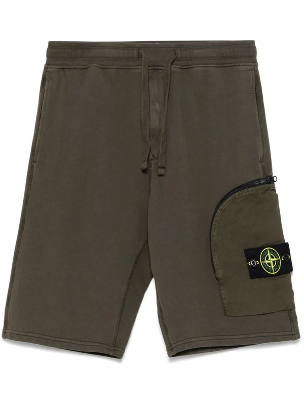 Wappen Patch Pocket Cotton Shorts