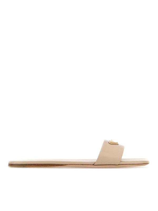 Prada Beige Slides