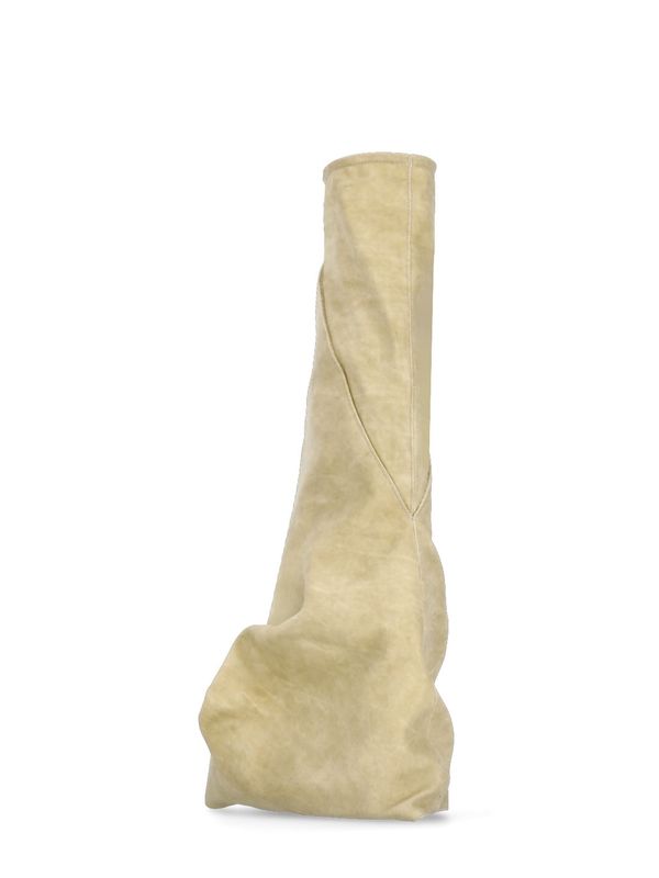 Rick Owens Drkshdw Beige Middle Boots