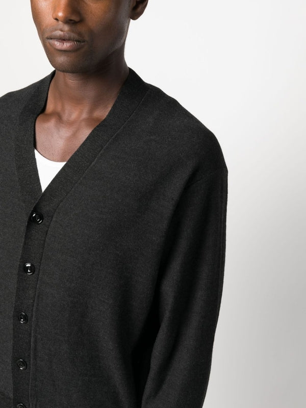 V-Neck Wool Blend
  Cardigan