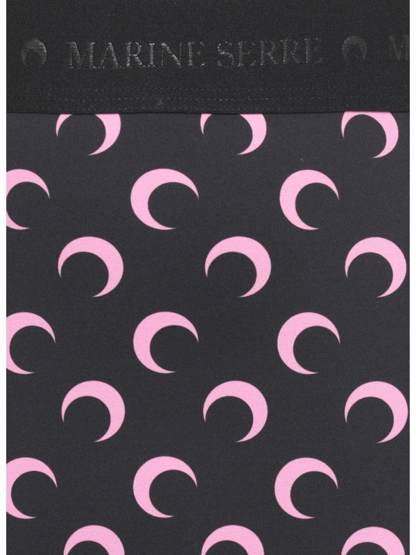 Marine Serre Black Leggings