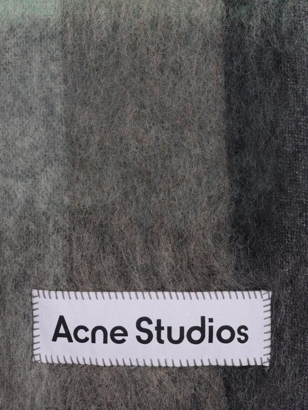 Acne Studios Checked Wool Mufflers