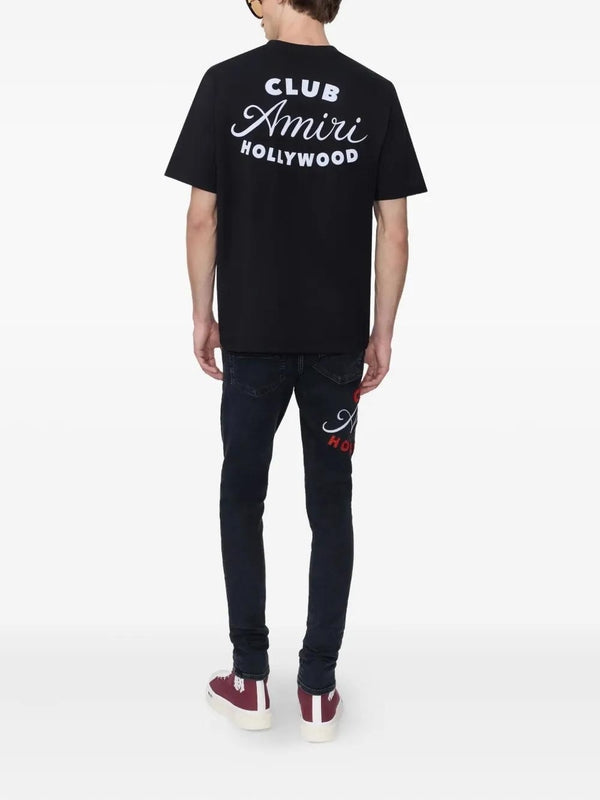 Amiri Black Half Sleeve