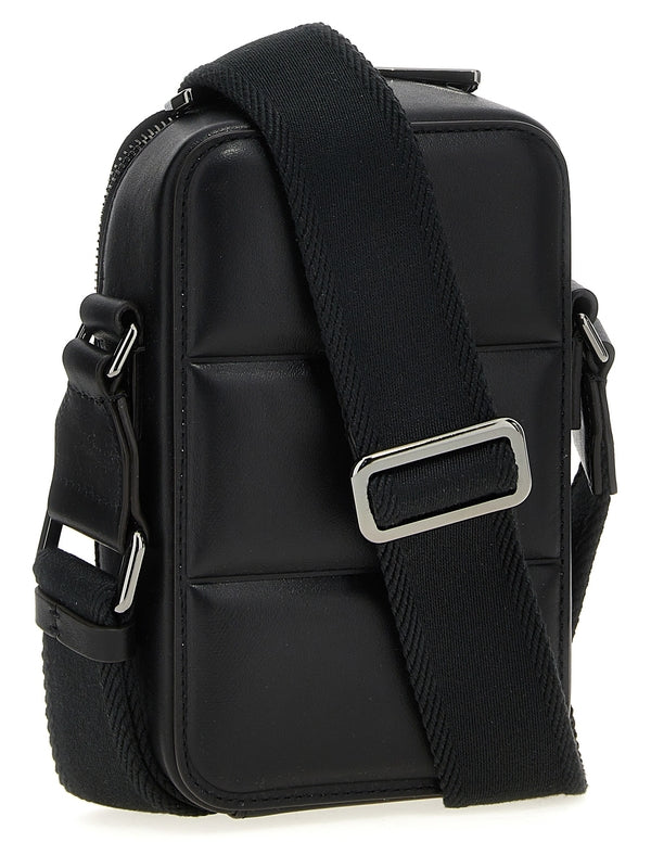 Vertical Logo Patch Crossbody Bag