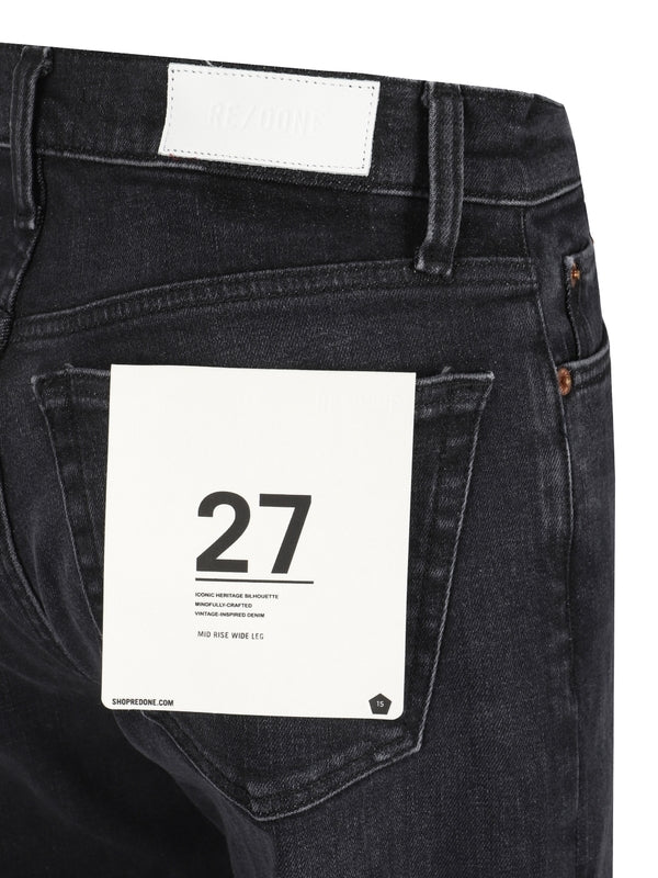 Logo Label Denim Pants