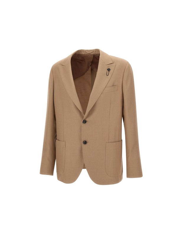Lardini Beige Tailored Jackets