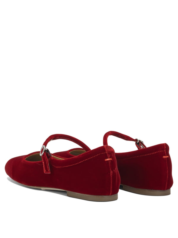 Aeyde Red Flat Shoes