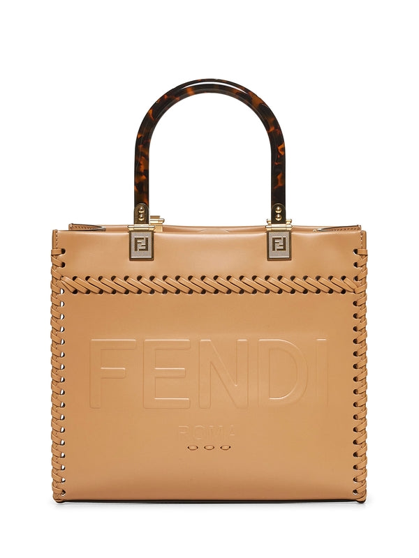 Sunshine Logo Embossed Small Tote Bag