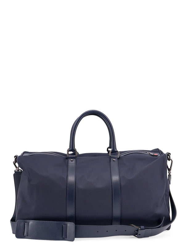 Kiton Navy Boston Bags