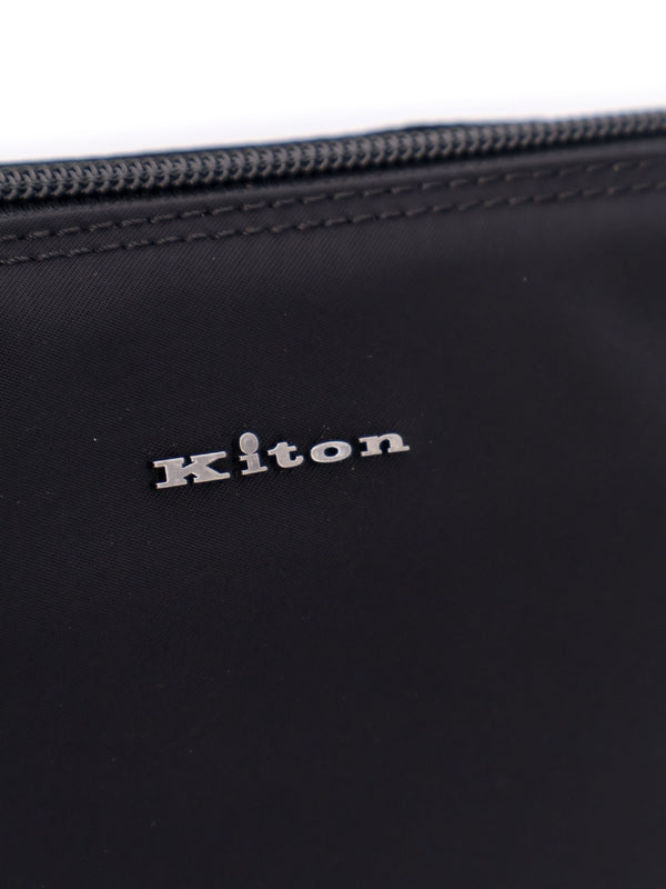 Metal Logo Nylon Beauty Case