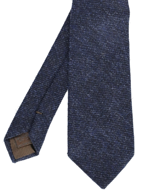 Navy Wool Necktie