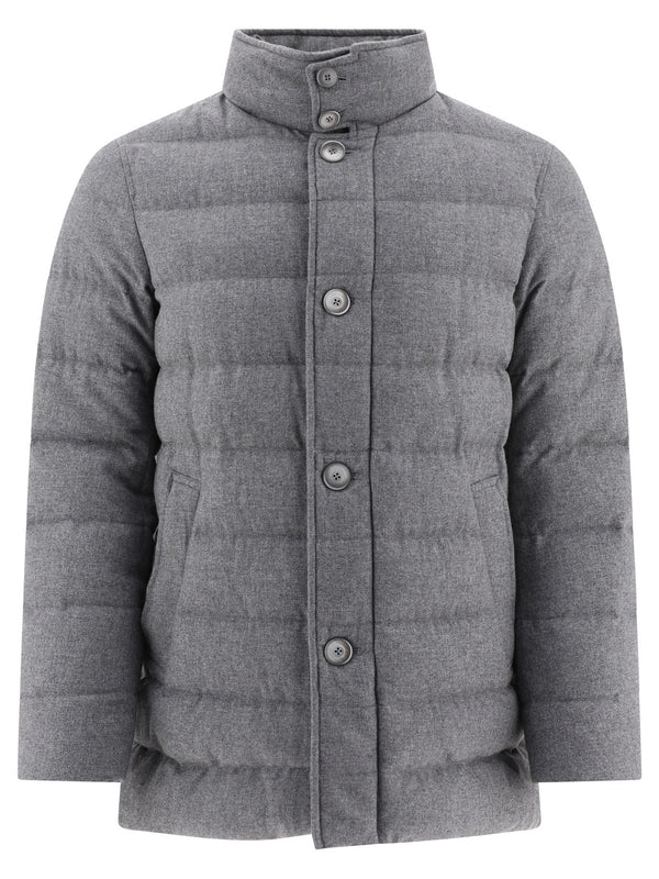 Cashmere Nylon Blend Padded
  Jacket