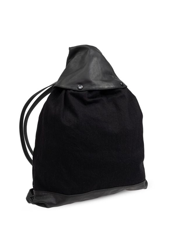 Cotton Leather Backpack