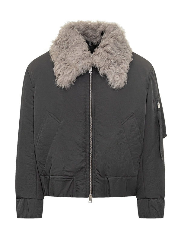 Ami Grey Fur & Shearling