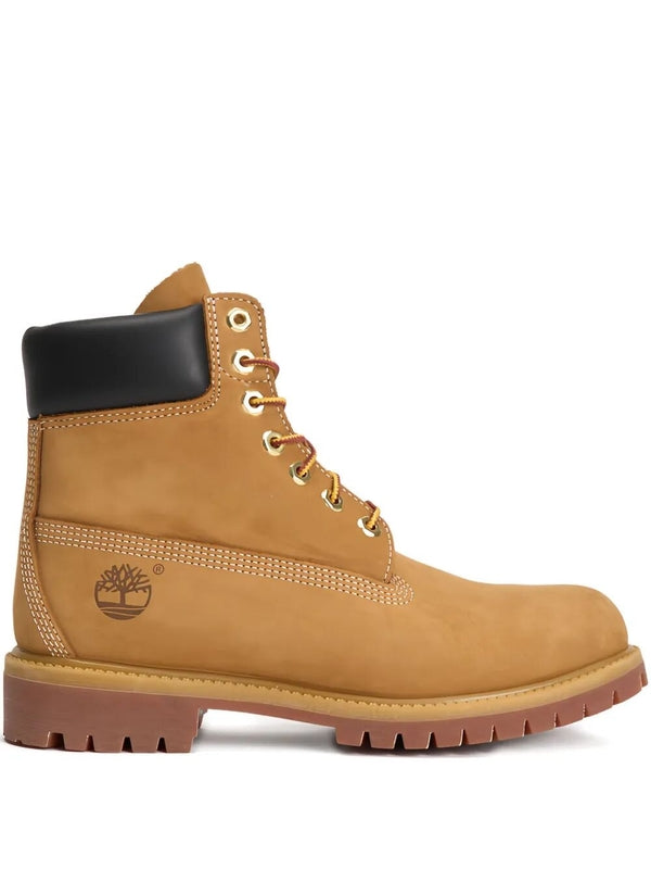 Timberland Beige Lace-Up Boots
