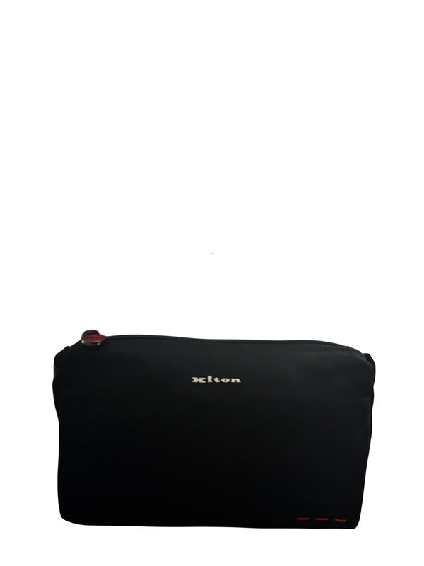 Logo Black Clutch Bag