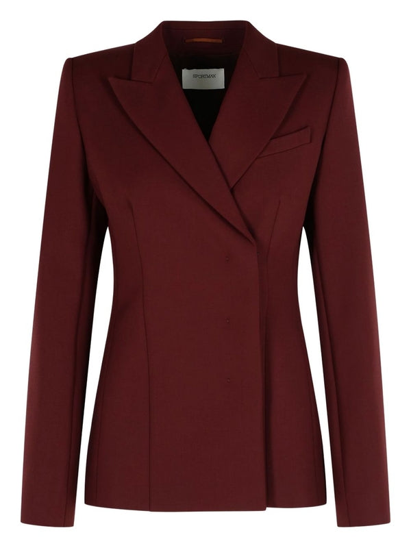 Sport Max Burgundy Tailored Jacket