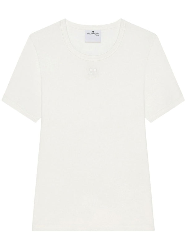 Logo Patch Cotton Short Sleeve T-shirt