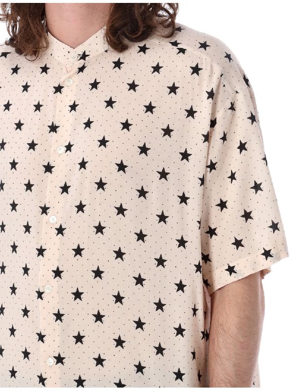 Allover Star Printed Short-sleeve Shirt