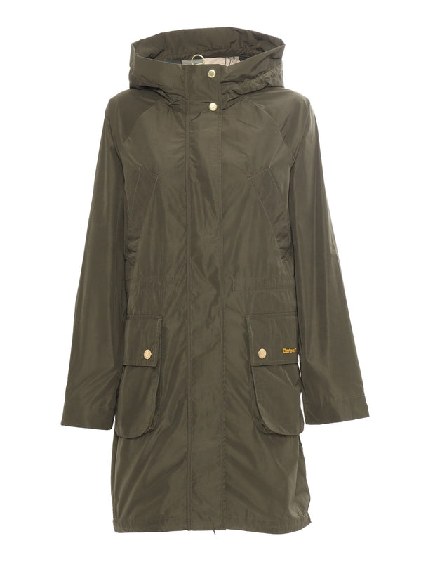 Una Logo Embroidered Hood Parka