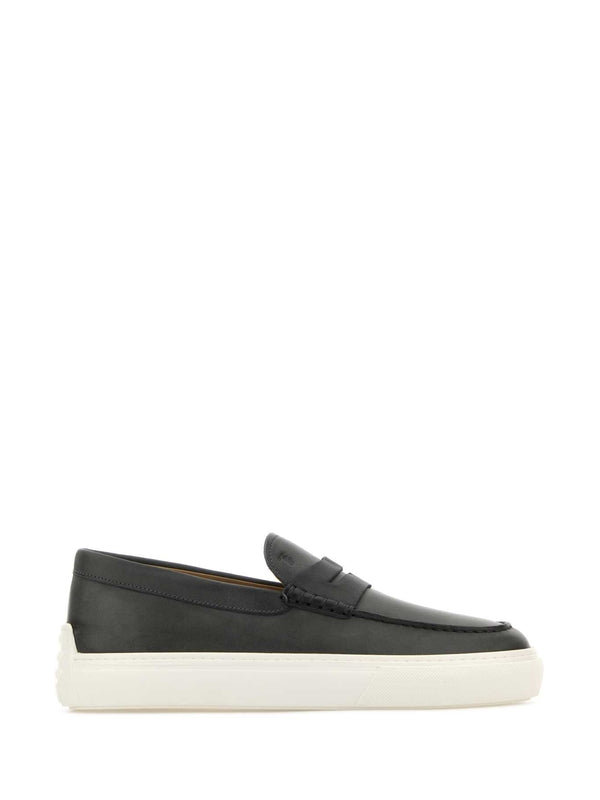 Tod'S Grey Penny Loafer