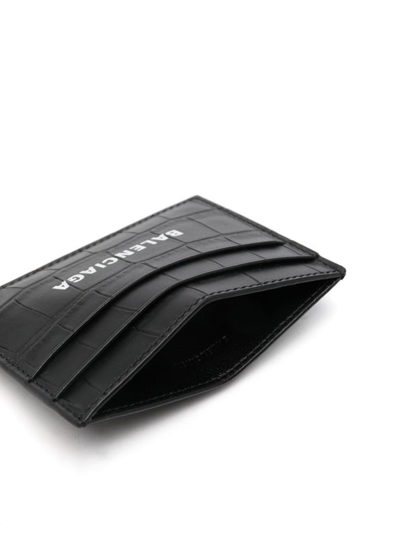 Balenciaga Black Card Holders