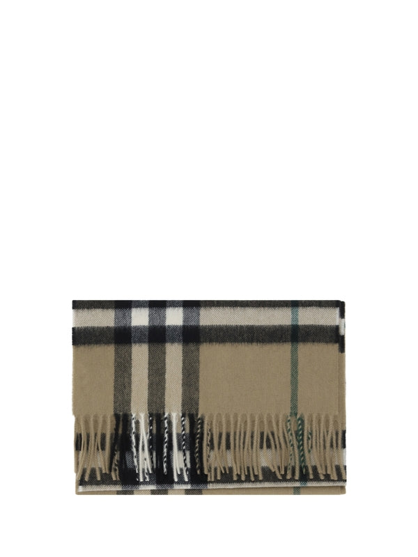 Check Pattern Cashmere Scarf