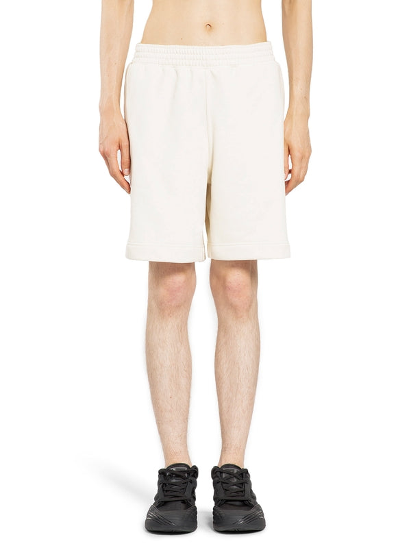 White Cotton Shorts