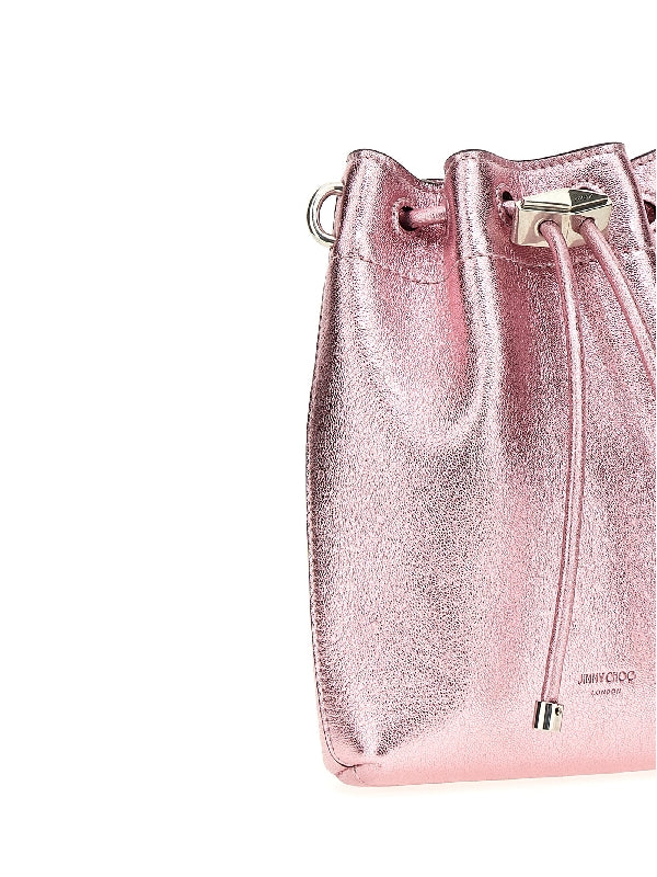 Bon Bon Metallic Leather
  Bucket Bag